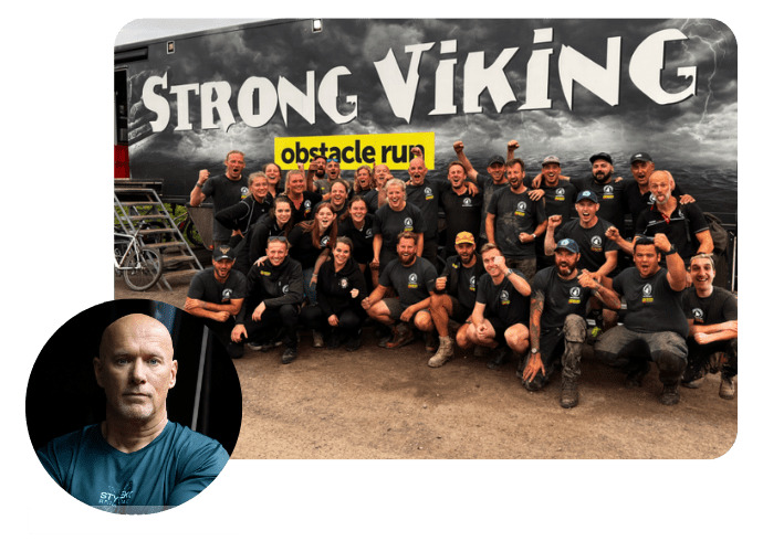 CEO Jan Reijs en het Strong Viking team