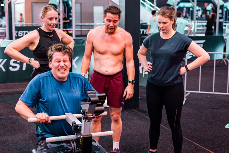trainen voor styrekx met het trainngsschema