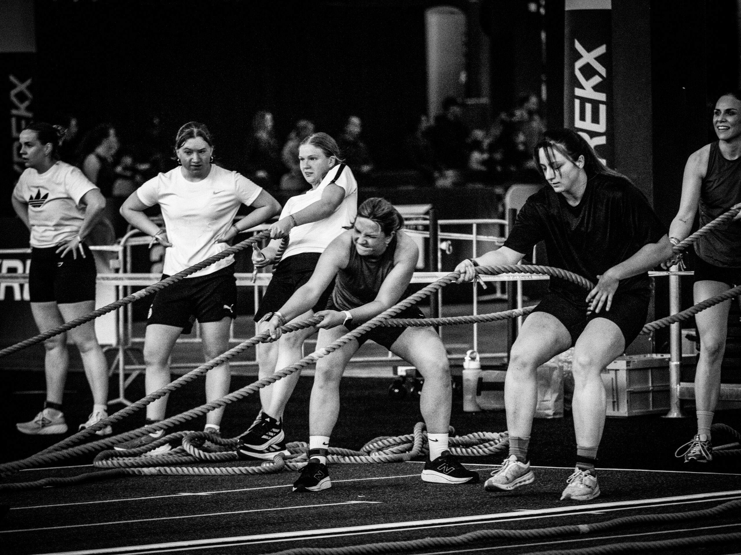 sterke rugspieren trainen komen goed van pas bij de sled pull